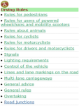 Driving Rules screenshot 2/2