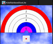 Kids Rainbow Dice Lite screenshot 1/2
