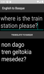 Language Translator English to Basque   screenshot 3/4