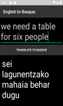 Language Translator English to Basque   screenshot 4/4