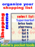 Shopping Memo v1.01 Shareware screenshot 1/1