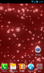 Snow Flake Red Live Wallpaper screenshot 3/3