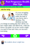 Post Pregnancy Health Diet Tips screenshot 3/3