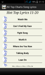 Top Charts Song Lyrics screenshot 4/5