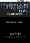 Ninjas Live Clan Codes screenshot 1/3