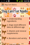 Dog Care Basics screenshot 1/3