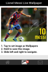 Lionel Messi Live Wallpaper Android screenshot 4/5