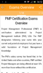 PMP Examination screenshot 2/3