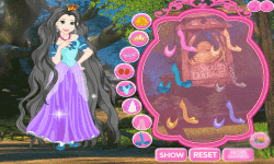 Dress up princess Rapunzel for a walk screenshot 2/4