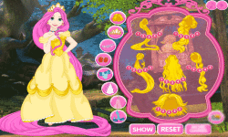 Dress up princess Rapunzel for a walk screenshot 3/4