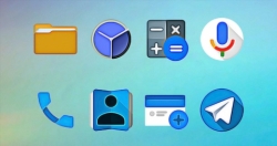 WaterColors - Icon Pack smart screenshot 2/6