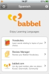 Spanish Mobile  Vocabulary Trainer by babbel.com screenshot 1/1
