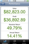 Stocks for iPhone screenshot 1/1
