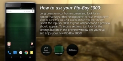Pip-Boy 3000 Live Wallpaper optional screenshot 4/5