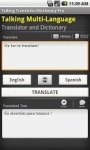 Talking Translator/ Dictionary screenshot 1/3