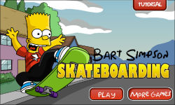 Bart Simpson Skateboarding screenshot 1/5