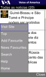 VOA Portuguese for Java Phones screenshot 3/6