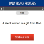 Daily French Proverbs S40 screenshot 1/1