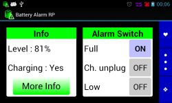 Battery Alarm RP screenshot 3/3