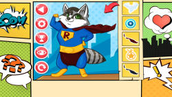 Raccoon Superhero Salon screenshot 3/3