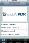 mobilePDR Prescribers Edition screenshot 1/1