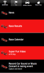 Car Race News Center - Standing Schedule Results screenshot 2/3