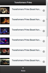 Transformers Prime Videos screenshot 2/2