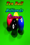 Ten Ball Billiards Games screenshot 1/3