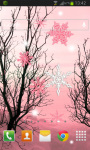 Pink Winter Live Wallpaper screenshot 2/2