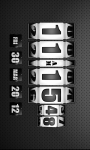 3D Rolling Clock widgets WHITE screenshot 3/5