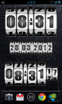 3D Rolling Clock widgets WHITE screenshot 4/5