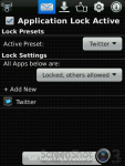 Lock for Twitter screenshot 2/3