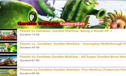 Garden Warfare Gameplay Videos screenshot 1/3