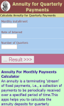 Annuity for Quarterly Payments Calculator screenshot 2/3
