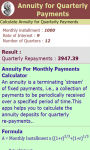 Annuity for Quarterly Payments Calculator screenshot 3/3