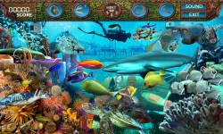 Free Hidden Objects Games - Deep Blue Sea screenshot 3/4