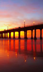 Amazing pier over on the beach Wallpaper HD screenshot 2/3