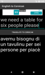 Language Translator English to Corsican Free screenshot 4/4