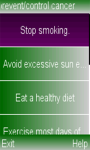 Tips to prevent cancer screenshot 1/3