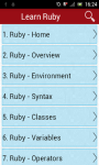 Learn Ruby screenshot 2/3