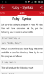 Learn Ruby screenshot 3/3