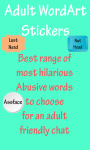 Adult WordArt Stickers  screenshot 2/4