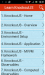 Learn KnockoutJS screenshot 1/3