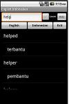 English Indonesian Dictionary - Android screenshot 1/1
