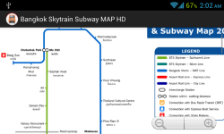 Bangkok Skytrain Subway MAP HD screenshot 2/4