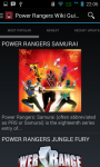 Power Rangers Wiki Guide screenshot 1/6