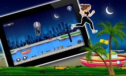 Amateur Lady Run : Moon Night Escape Challenge screenshot 3/3