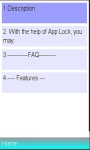 Applock Info screenshot 1/1
