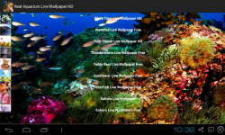 Real Aquarium Live Wallpapers screenshot 1/4