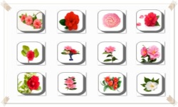 Camellia Flowers Onet Classic Game screenshot 3/3